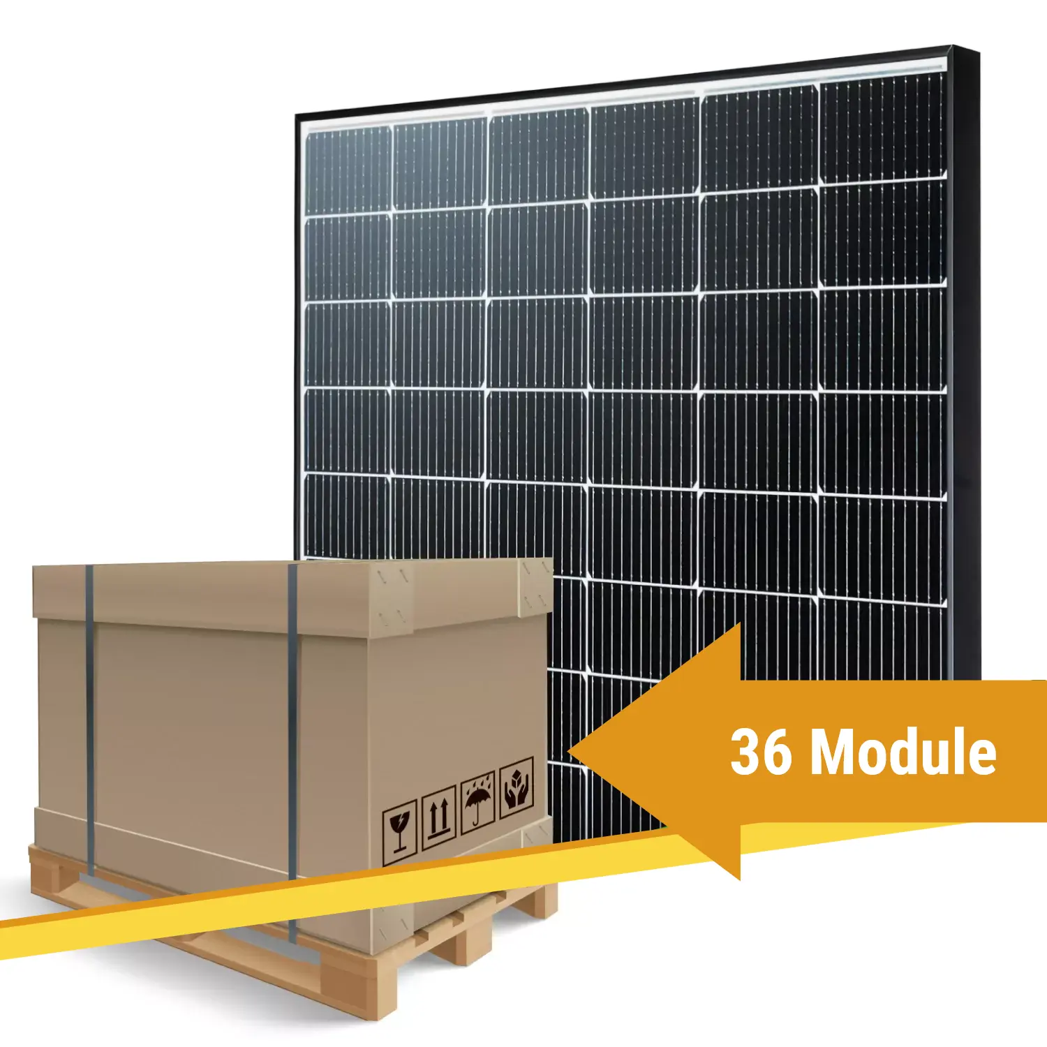 JA Solar JAM54D40-MB Bifazial Glas Glas 425 Watt Palette
