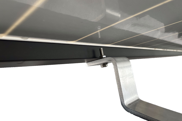 PV Modul Aufständerung Flachdach PV Modul Aufständerung Verschraubung von unten